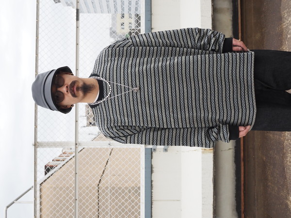 COOTIE PRODUCTIONS / Jacquard Border L/S Tee 通販 正規代理店