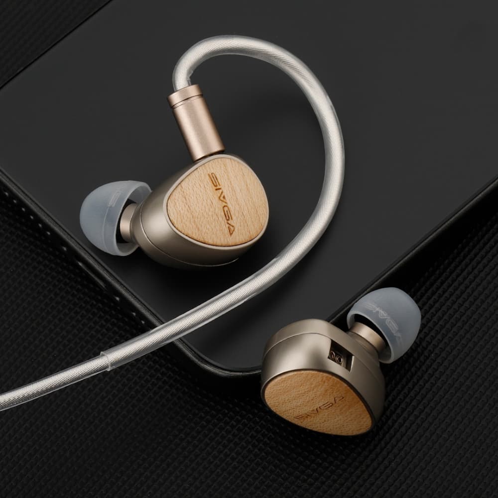 SIVGA Que 鵲 EM インイヤーモニターイヤホン 高音質 HiFi 有線 耳掛け