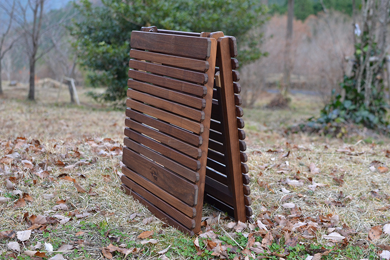 キャンプマニアプロダクツ ウォールナットテーブル ② CAMP MANIA