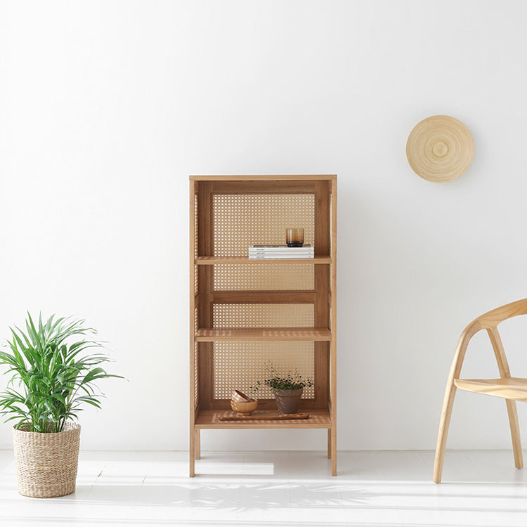BENTAN オープン型ラタンシェルフ｜4段 – 1acspaces