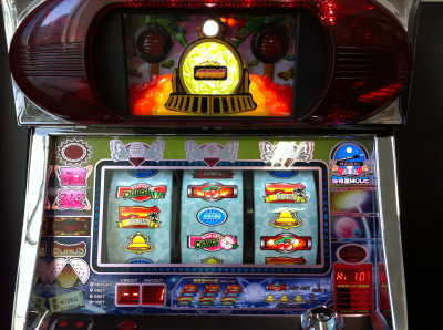 パチスロ実機 初代ハイサイ蝶特急