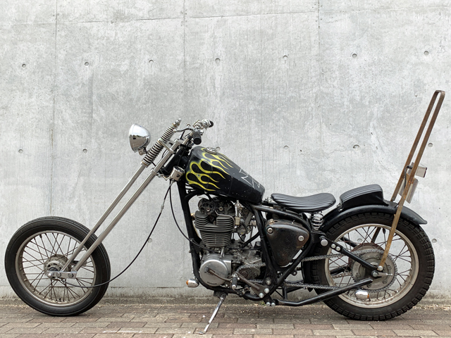 コフィンタンク カスタムペイント チョッパー ハーレー 194 SR400