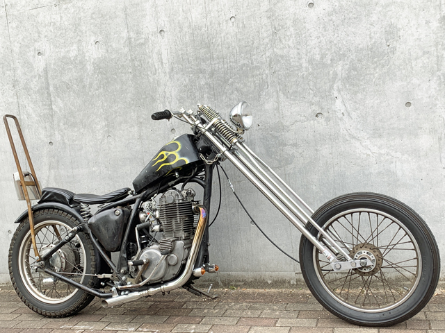 sr400 タンク チョッパー アルミタンク