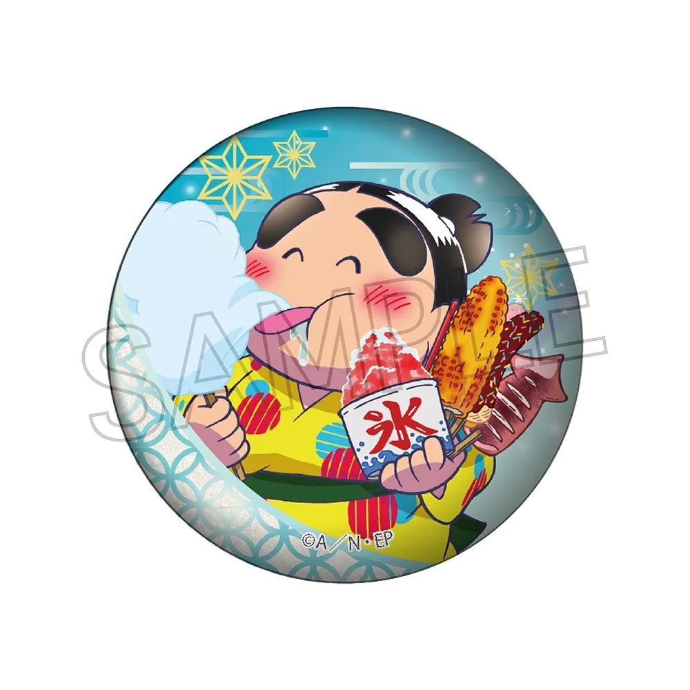 忍たま乱太郎 缶バッジ-夏祭りの段- 8パック入りBOX ツインクル