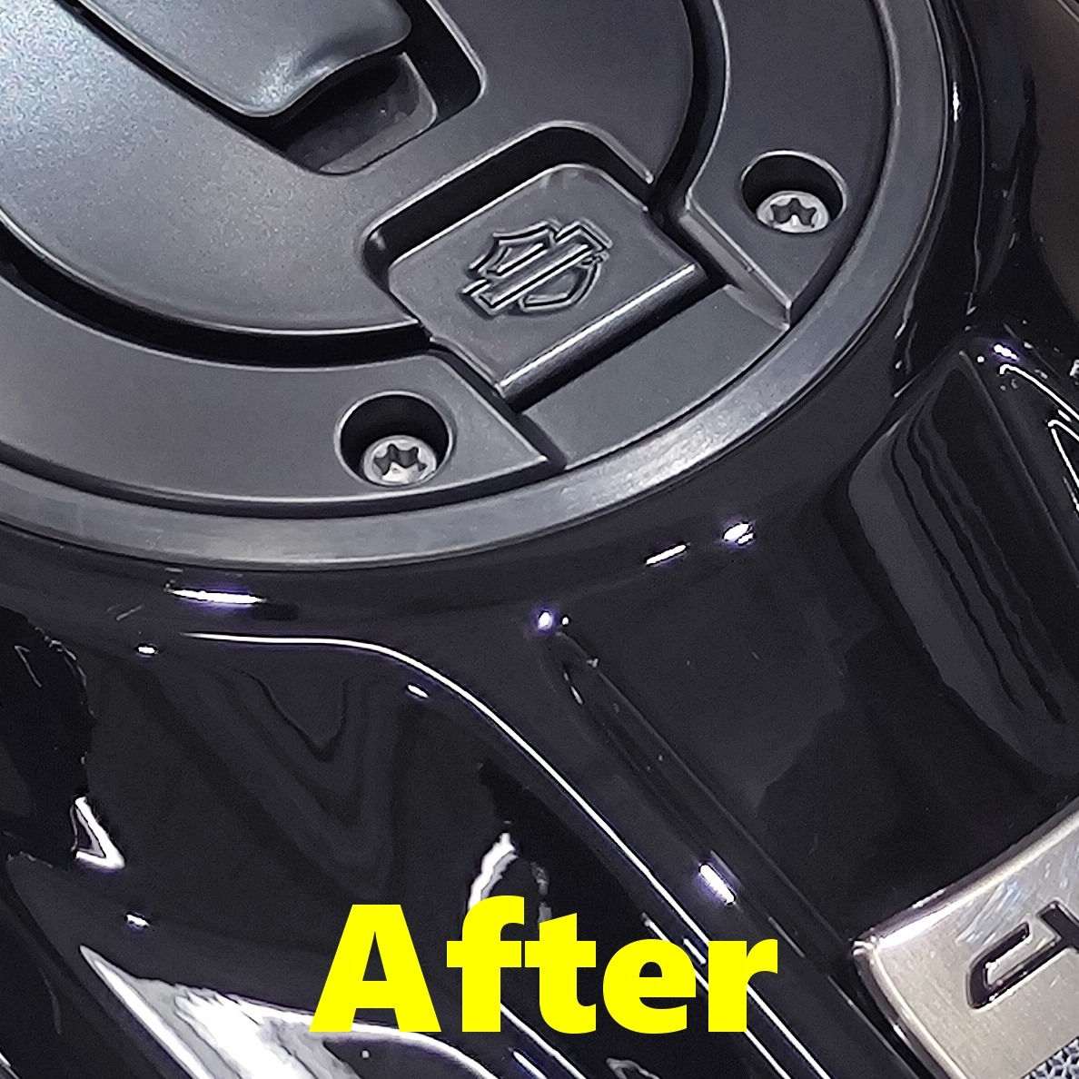 ロードグライドのセンターコンソールをPPFで傷から保護 RoadGlideCVO