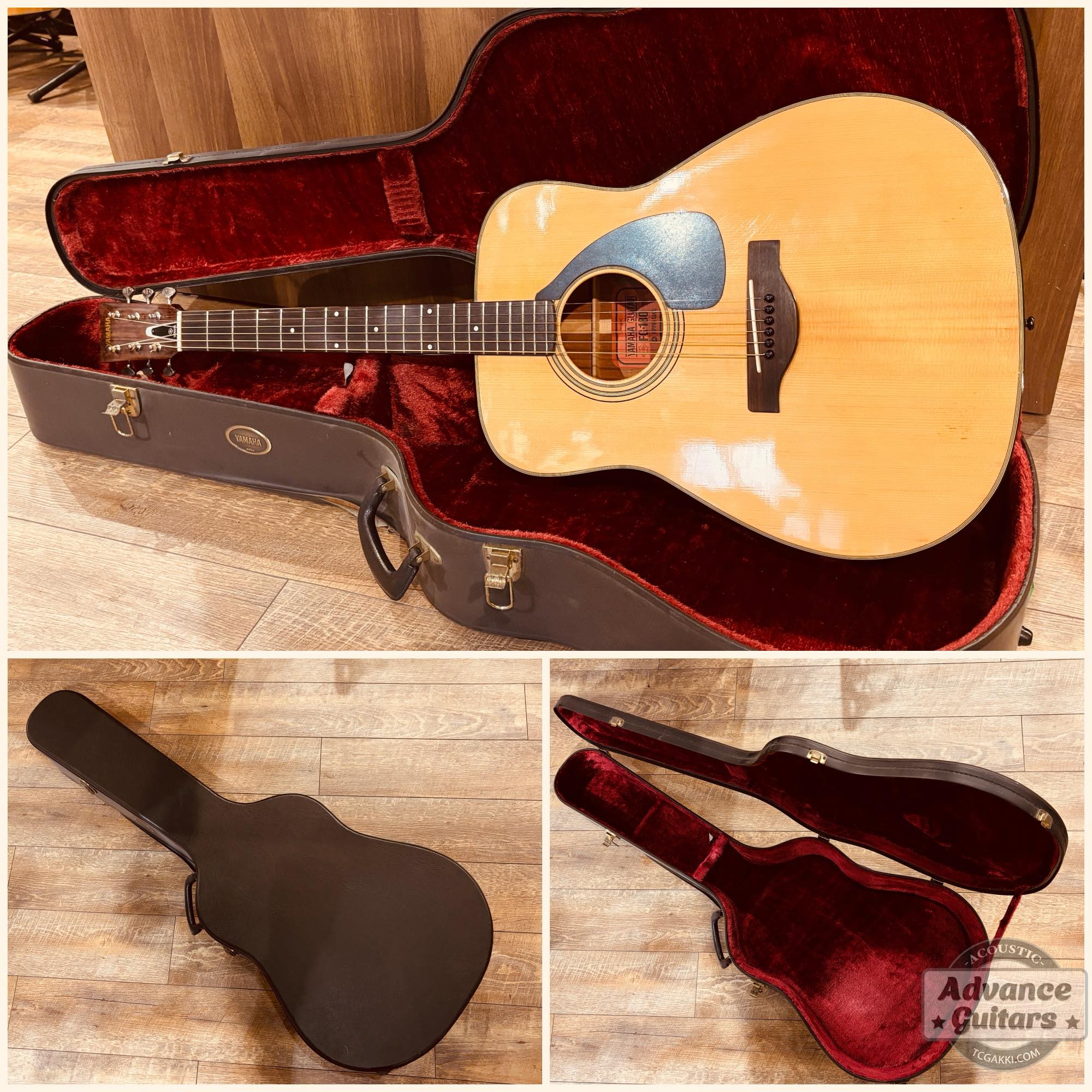 日本製 YAMAHA(ヤマハ)FG-180 赤ラベル エレアコ 純正HC付 日本製