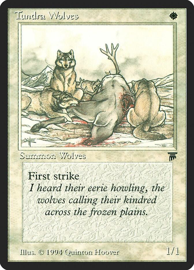 MTG】Tundra Tundra Wolves · Fourth Edition (4ED) #53 · Scryfall
