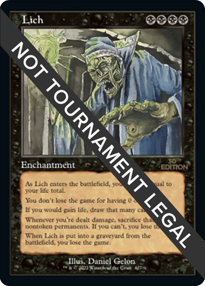 Lich (Retro Frame) - 30th Anniversary Edition - Magic: The