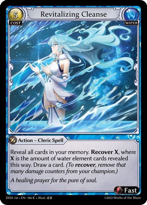 Revitalizing Cleanse - Dawn of Ashes 1st Edition - Grand Archive