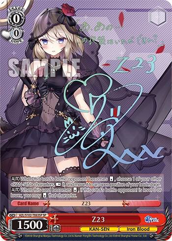 Z23 (SP) (Gold Signature) - Azur Lane - Weiss Schwarz - TCGplayer.com