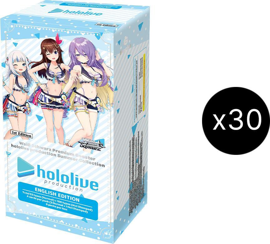 hololive production Summer Collection Premium Booster Box Case