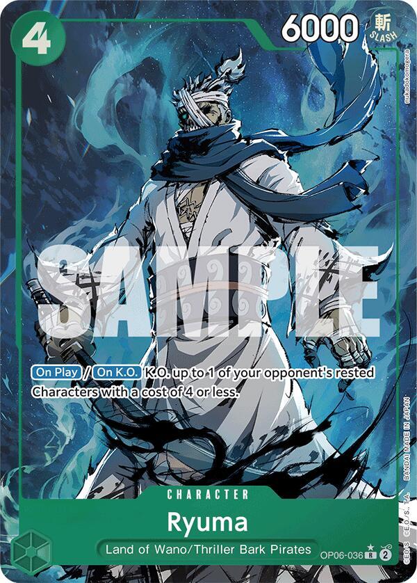 Ryuma (Alternate Art) - Premium Booster -The Best- - One Piece