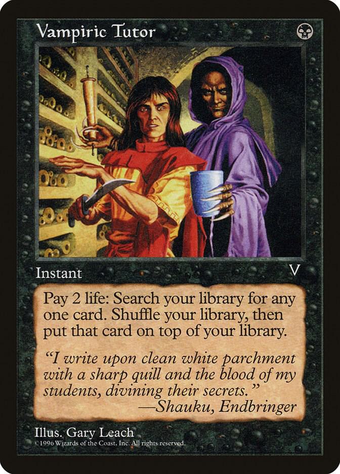 Vampiric Tutor - Visions - Magic: The Gathering - TCGplayer.com