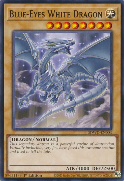 Blue-Eyes White Dragon (SDWD-EN003) - Structure Deck: Blue-Eyes