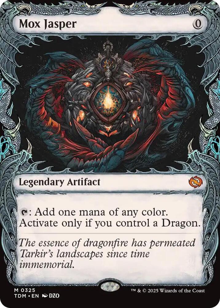 Mox Jasper (Showcase) - Tarkir: Dragonstorm - Magic: The Gathering