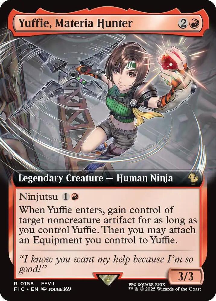 Yuffie, Materia Hunter (Extended Art) - Commander: FINAL FANTASY