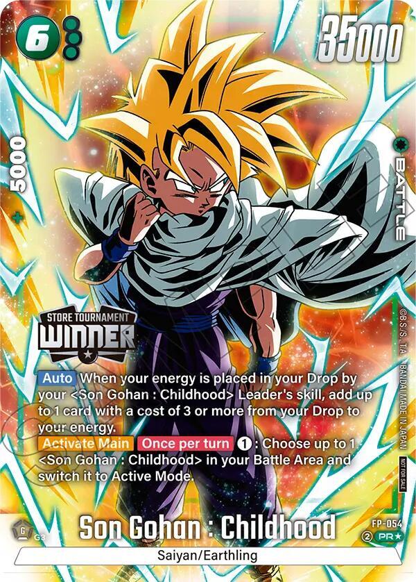 Son Gohan : Childhood - FP-054 (Tournament Pack -Winner- 08