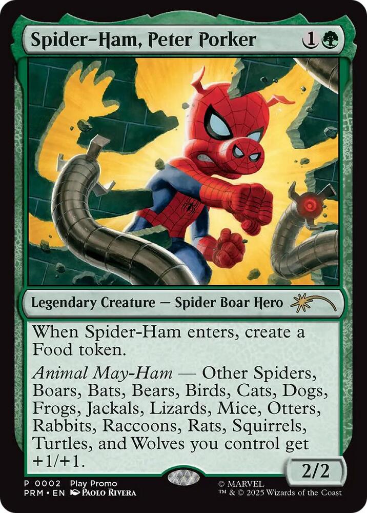 Spider-Ham, Peter Porker - Play Promos - Magic: The Gathering