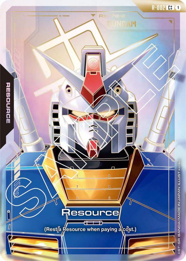GCG ガンダム GD01-001 LR++ & R-002 C++セット Gundam Card Game Gundam