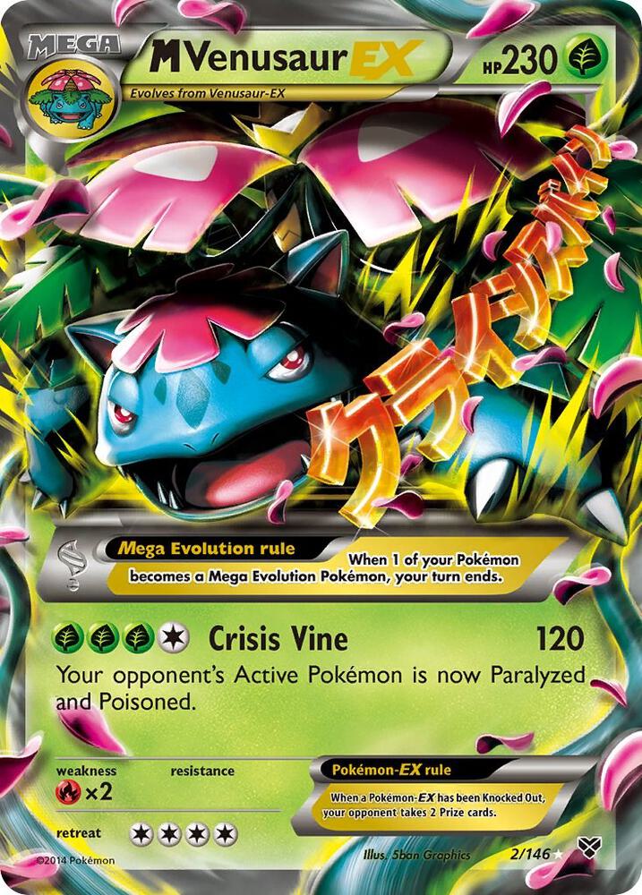 M Venusaur EX - XY Base Set - Pokemon - TCGplayer.com