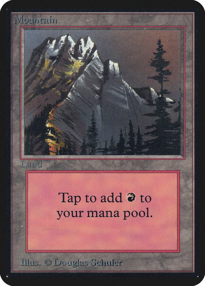 Mountain (A) - Alpha Edition - Magic: The Gathering - TCGplayer.com