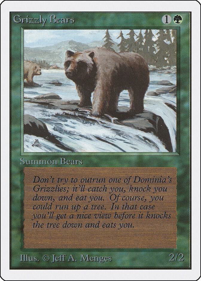 Grizzly Bears - Unlimited Edition - Magic: The Gathering