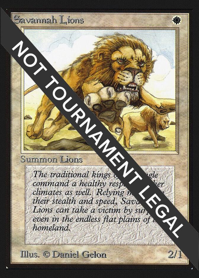 Savannah Lions (CE) - Collector's Edition - Magic: The Gathering