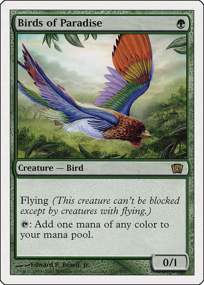 Birds of Paradise - 8th Edition - Magic: The Gathering - TCGplayer.com