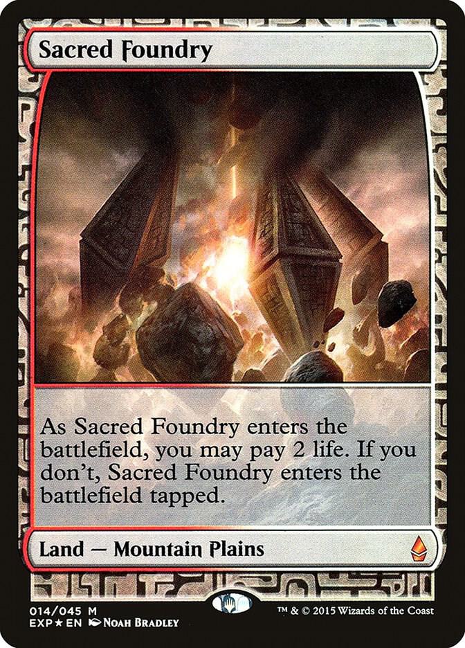 Sacred Foundry - Zendikar Expeditions - Magic: The Gathering