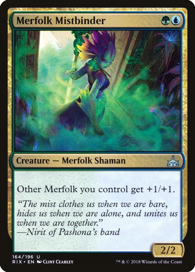 Merfolk Mistbinder - Rivals of Ixalan - Magic: The Gathering