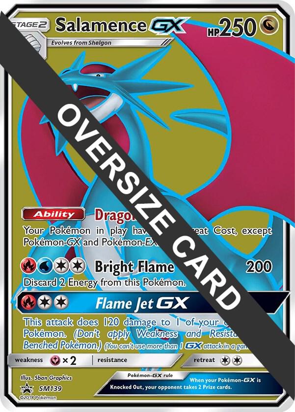Salamence GX - SM139 (SM Black Star Promo) - Jumbo Cards - Pokemon