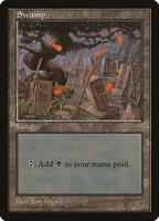 Swamp - Blue Pack (Spears) - APAC Lands - Magic: The Gathering