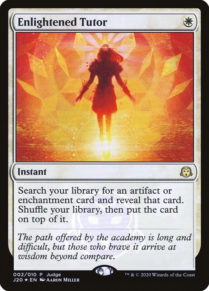 Enlightened Tutor - Judge Promos - Magic: The Gathering