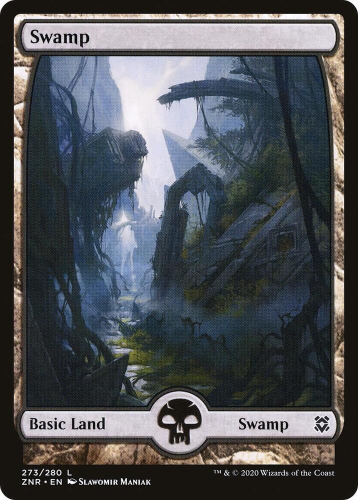Swamp (273) - Full Art - Zendikar Rising - Magic: The Gathering