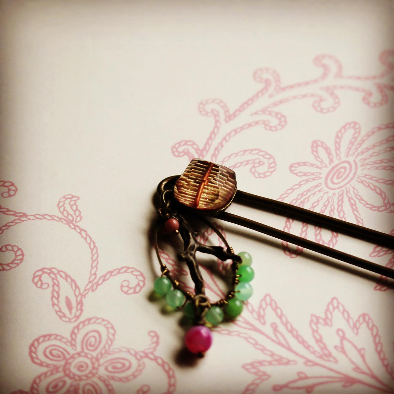 アクセサリー手作り 銀製作品 スネーク神 置物/簪 アクセサリー手作り