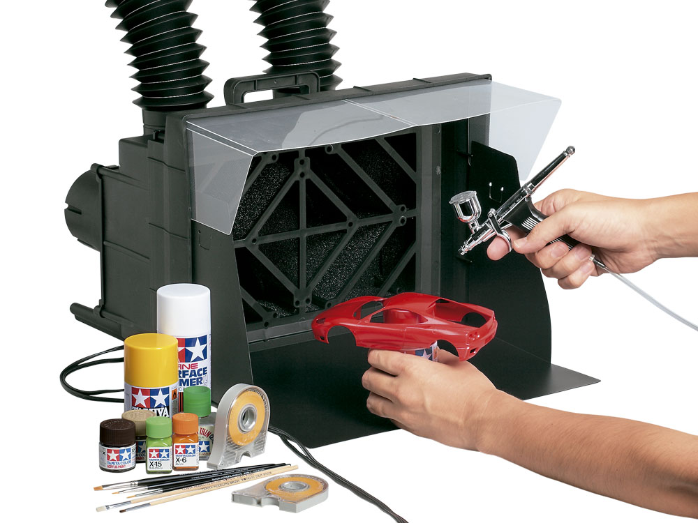 あ*様 【即決・早期終了可能】エアブラシ 塗装ブース 塗料セット