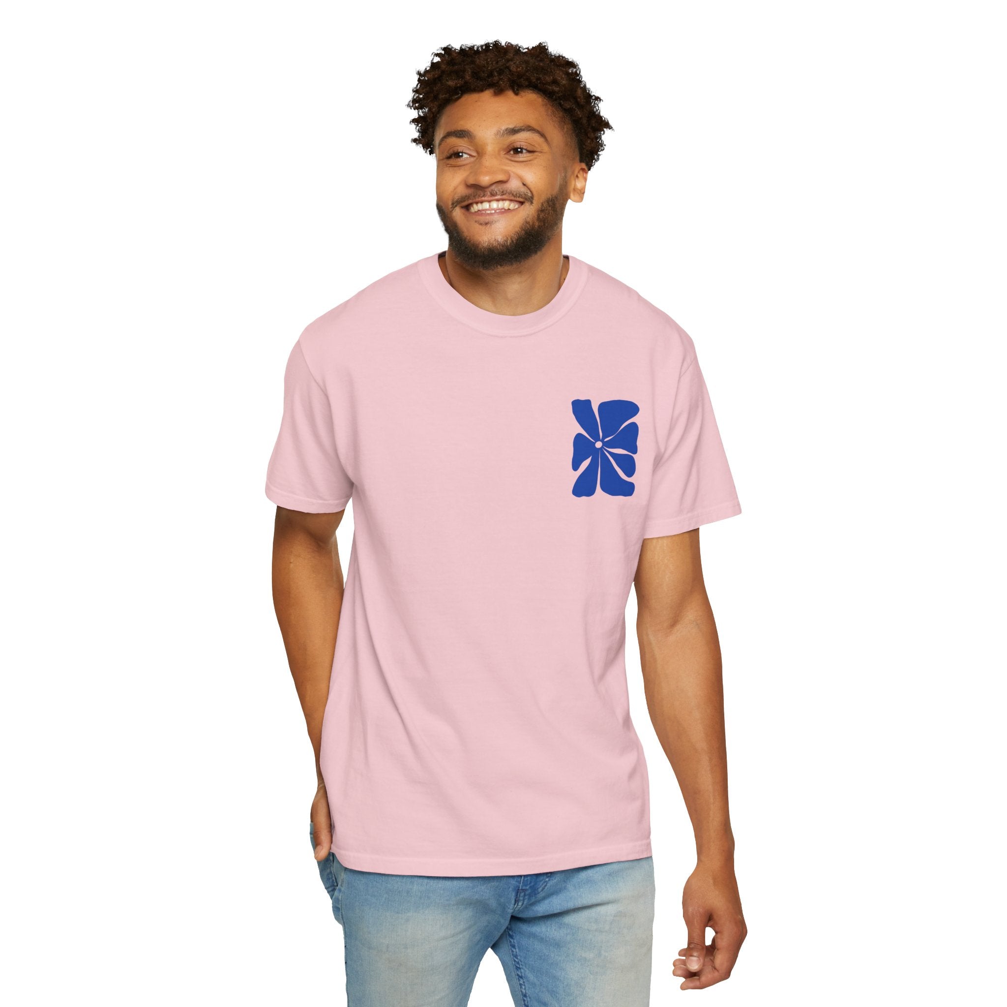 Abstract Flower Art T-Shirt | Statement Back Print Tee – Tania Bisaz