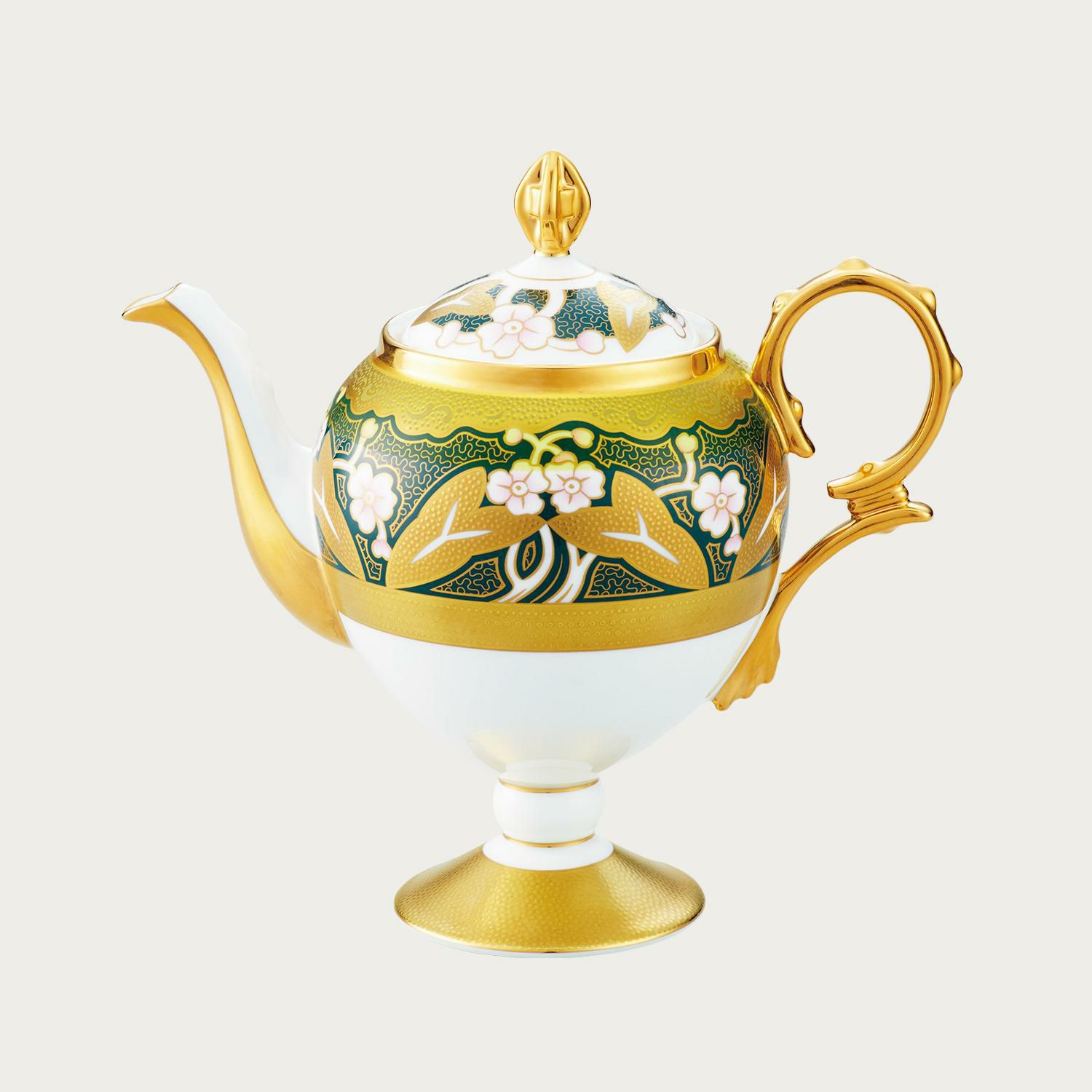 最終処分オールドノリタケレアな形のアッシュトレイ犬とお花M