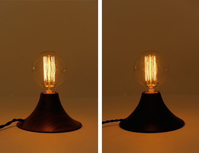 ぬん♡♡ 灯具黒PPオーロラの色加工バブルランプ参考画像 ぬん