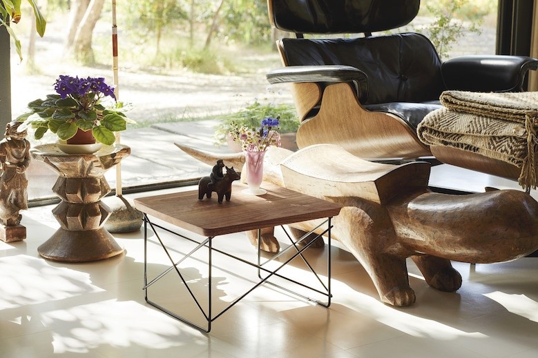 イームズ LTRテーブル ローテーブル LTRT Eames 机 黒/黒ベース 正規品