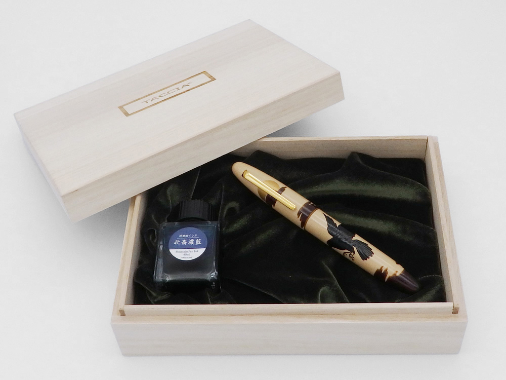蒔絵万年筆 花鳥風月 田島作 新品未使用 木箱付き 工芸品 コレクター 日本