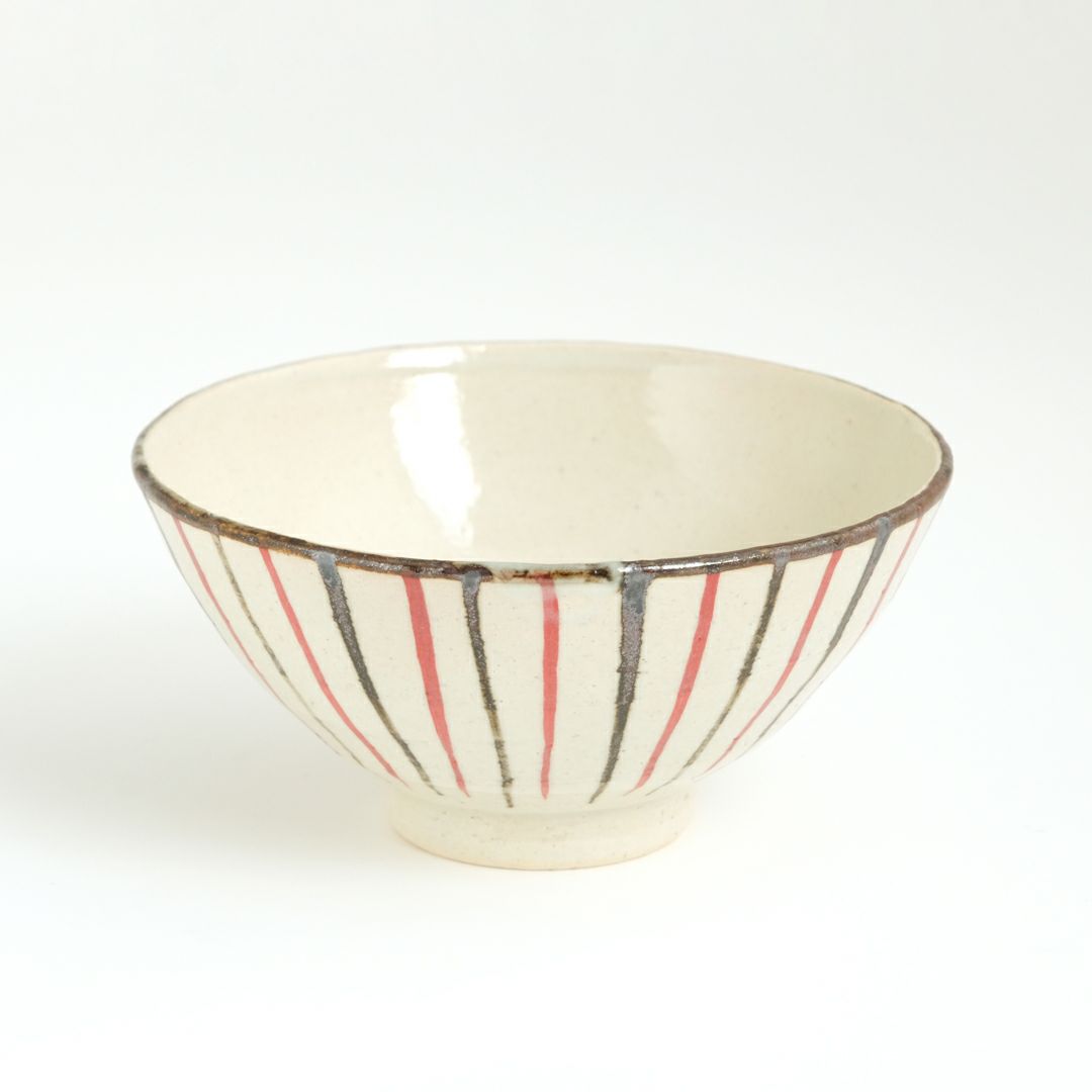 信楽焼 手描十草蒸し碗五客揃 信楽焼 手描十草蒸し