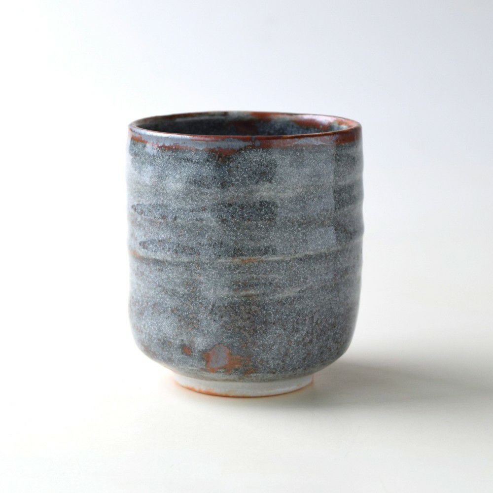 ♥極上 志野 湯呑み 在銘 湯飲み 美濃焼 骨董 古玩 ♥極上 志野 湯呑み 在