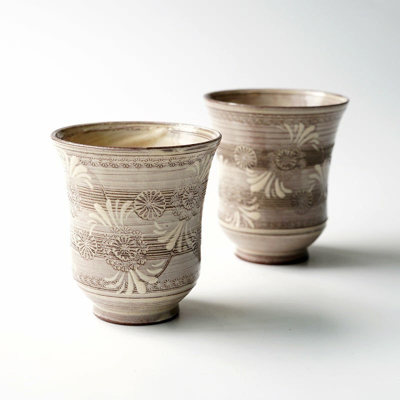 平安光泉 夫婦湯呑 平安泉 清水焼蓋付き夫婦湯呑み 平安光泉 清水焼蓋