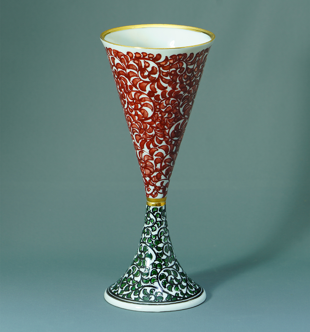 大河内焼 ヒビ焼き風炉