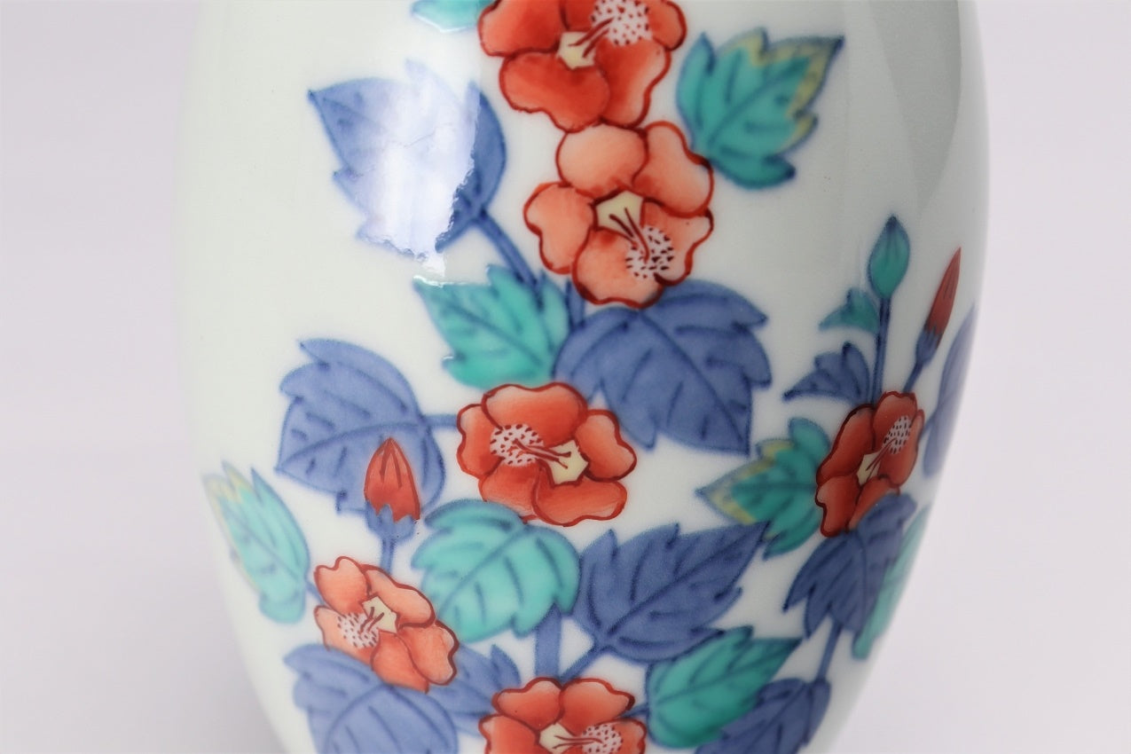 有田焼 源右衛門 陶板 花鳥 美人図 水瓶 向日葵 壁掛け アート ミナイ