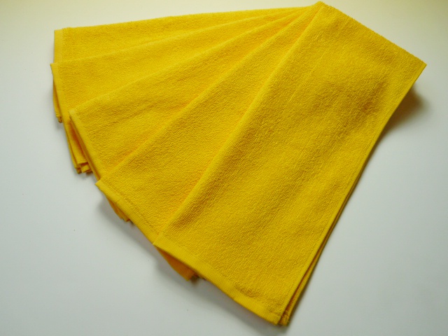 日本製泉州タオル！業務用でも家庭用でも使える♪マリーゴールド