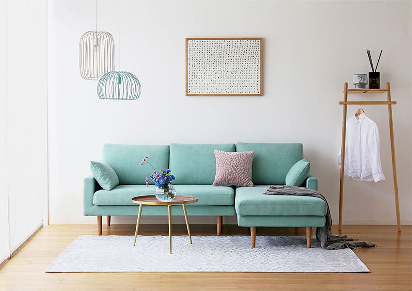 レオ カウチソファ IVORY (W214×D156×H82cm)税込￥208,000～ | 高野