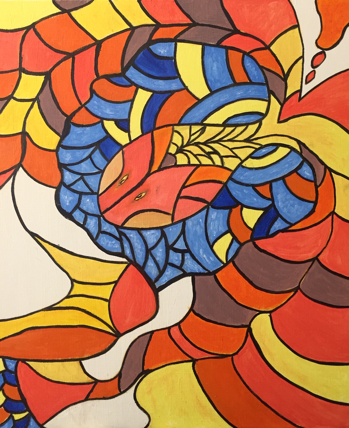 c*i様 「 語り継がれる優しさ 」｜絵画 原画 抽象画 絵 動物画