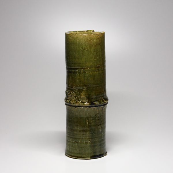 H324 大阪城本丸慶長年号 古銅製大花瓶 高42cm H324 大阪城本丸慶長年